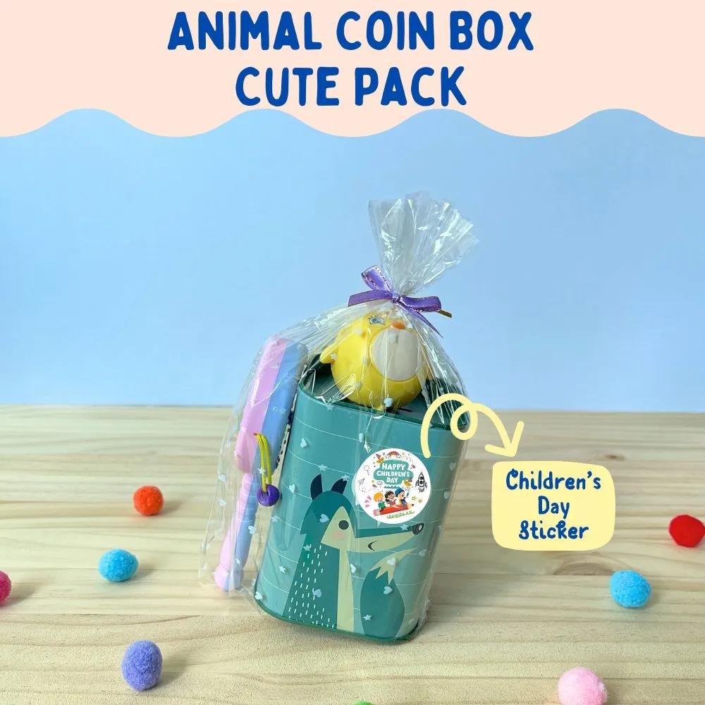 Animal Coin Box Cute Pack