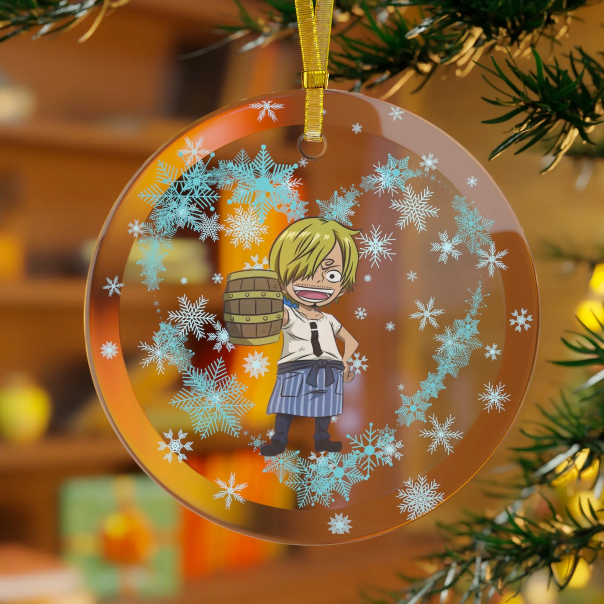 Anime Christmas Ornament Luffy's Crew