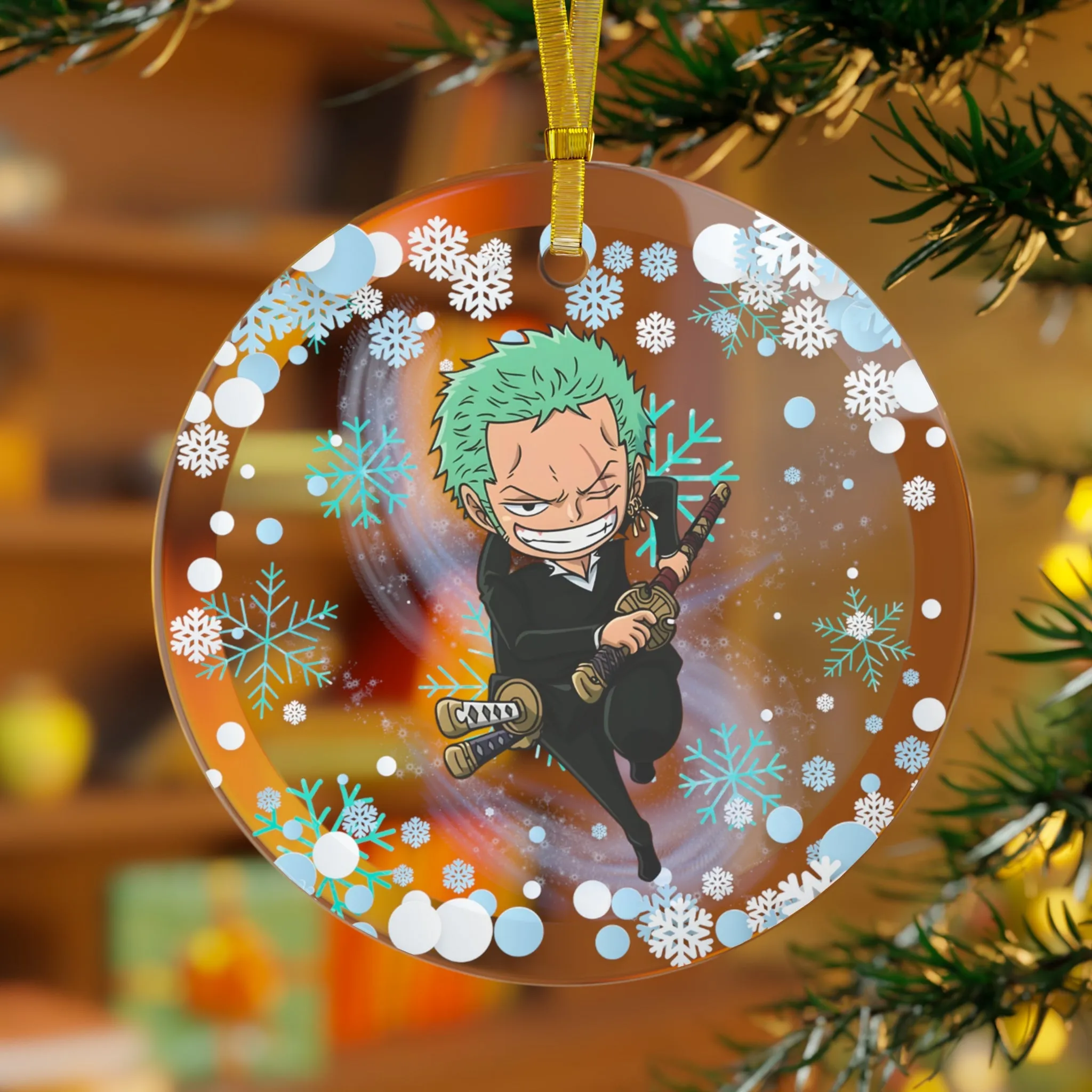 Anime Christmas Ornament Luffy's Crew