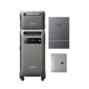 Anker Solix F3800   Expansion Battery   Home Power Panel   Subpanel   FREE Protective Cover Bag