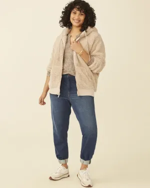 Anna Fleece Hoodie | Tan