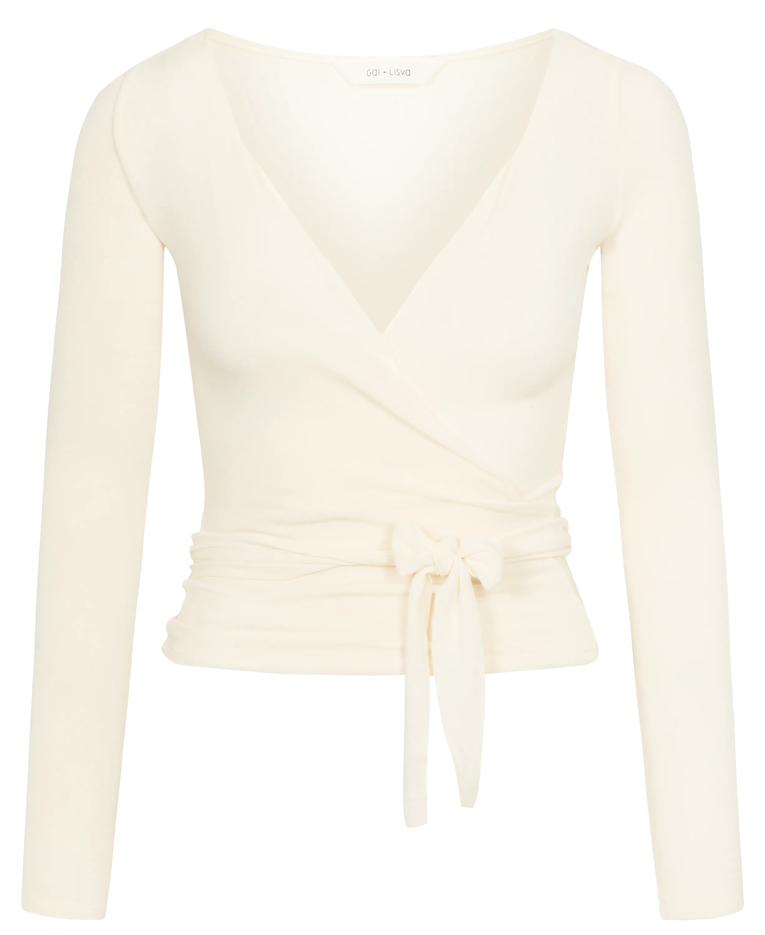 Anne Wool Wrap Top - Off White
