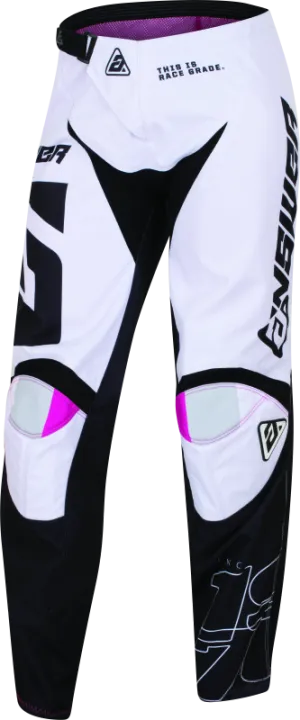 Answer 23 Syncron CC Pant Black/White/Rhodamine Youth Size - 26