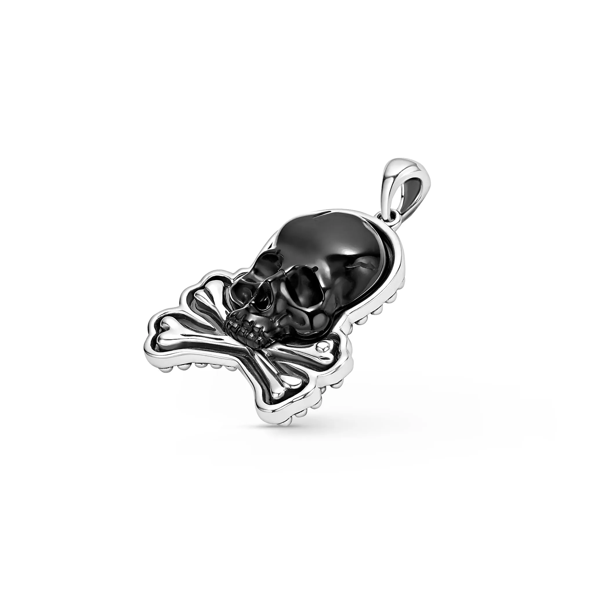 Anthem Black Agate Skull Amulet