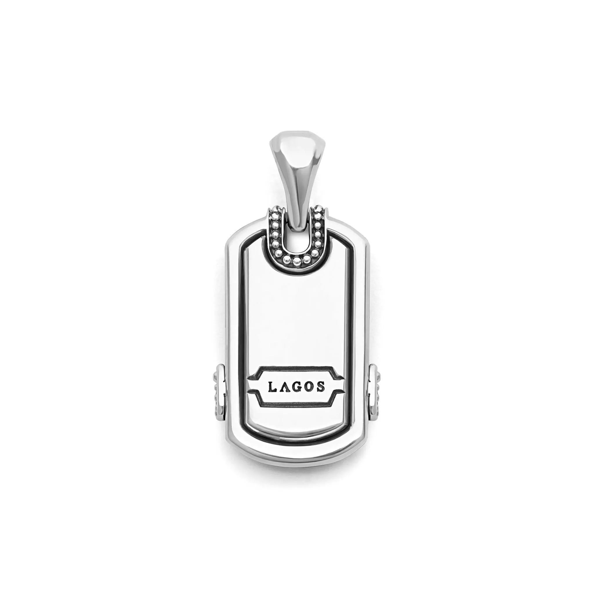 Anthem Black Agate Tag Amulet