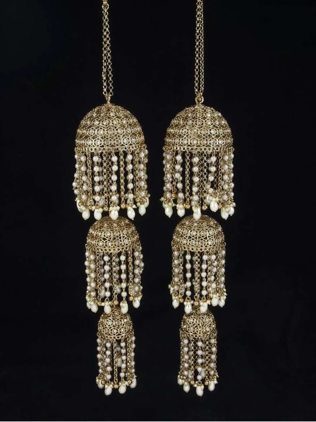Antique Polished Triple Step Indian Wedding Kaleera