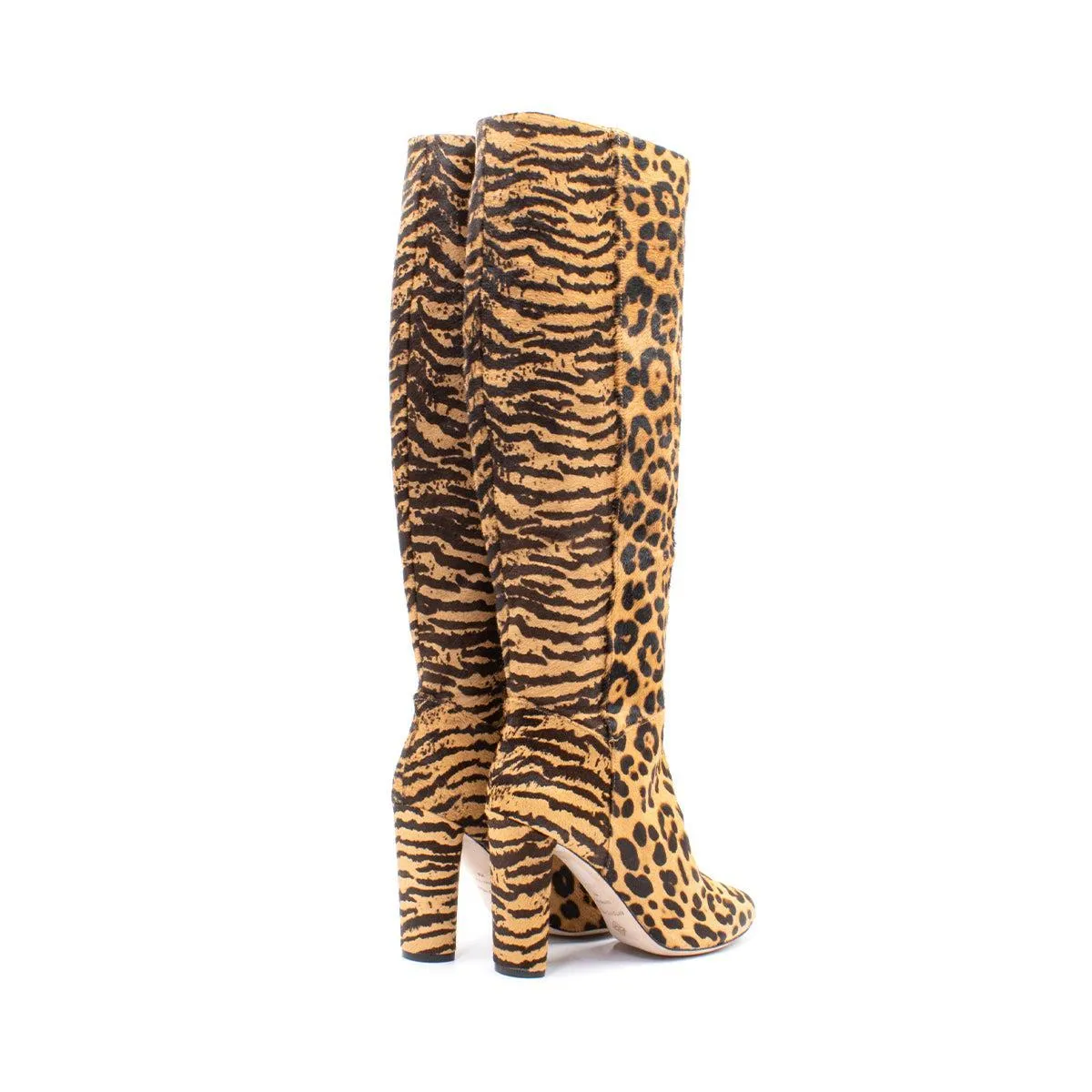 Antonio Melani High Boots Pony Hair Brown Colour For Women