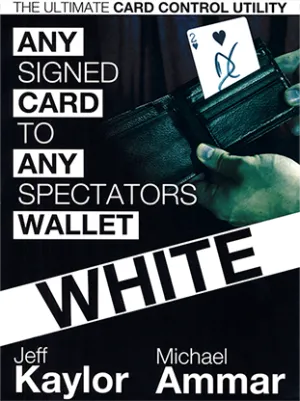 Any Card to Any Spectator's Wallet - WHITE