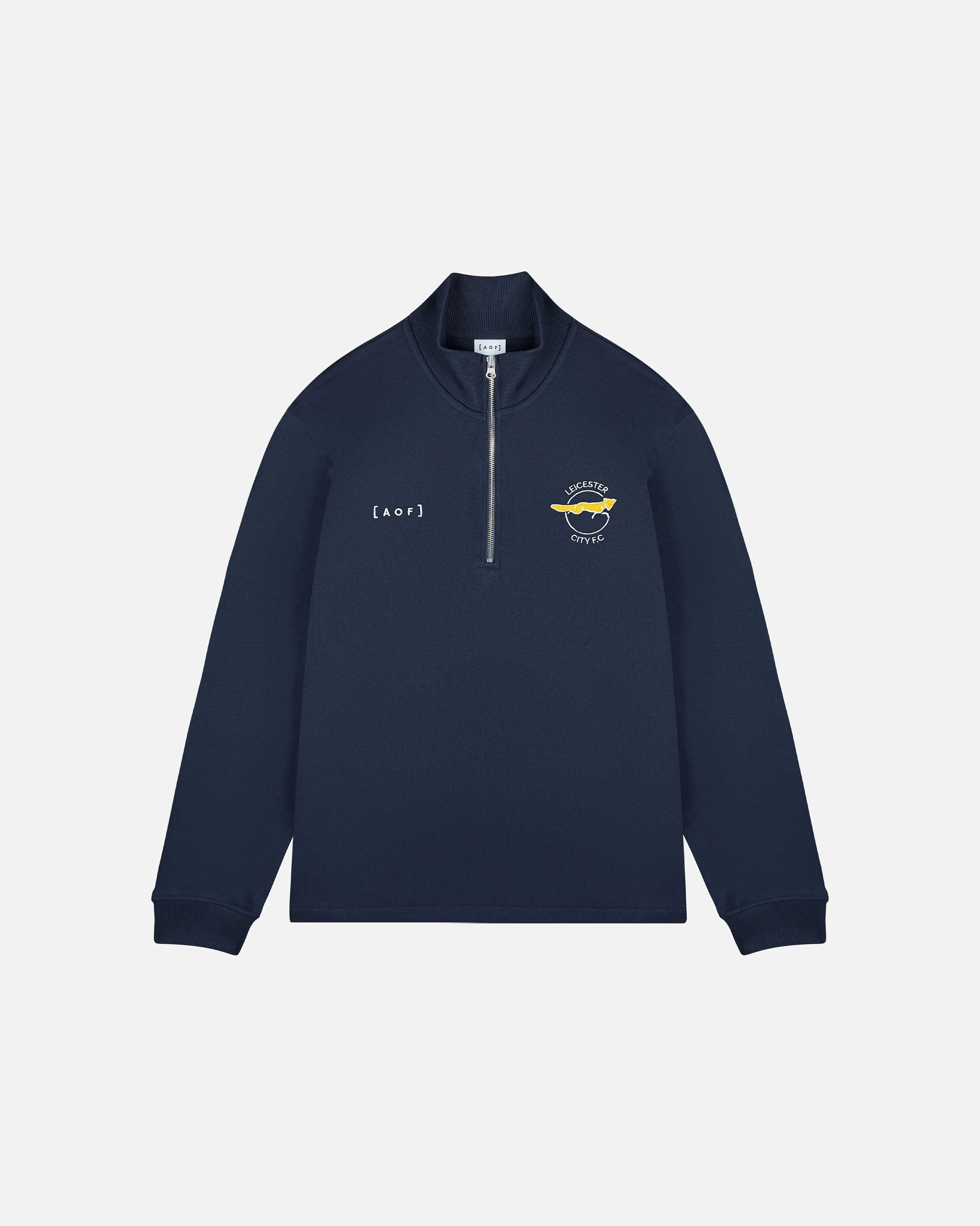 AOF x Leicester City - Navy Quarter Zip Sweat