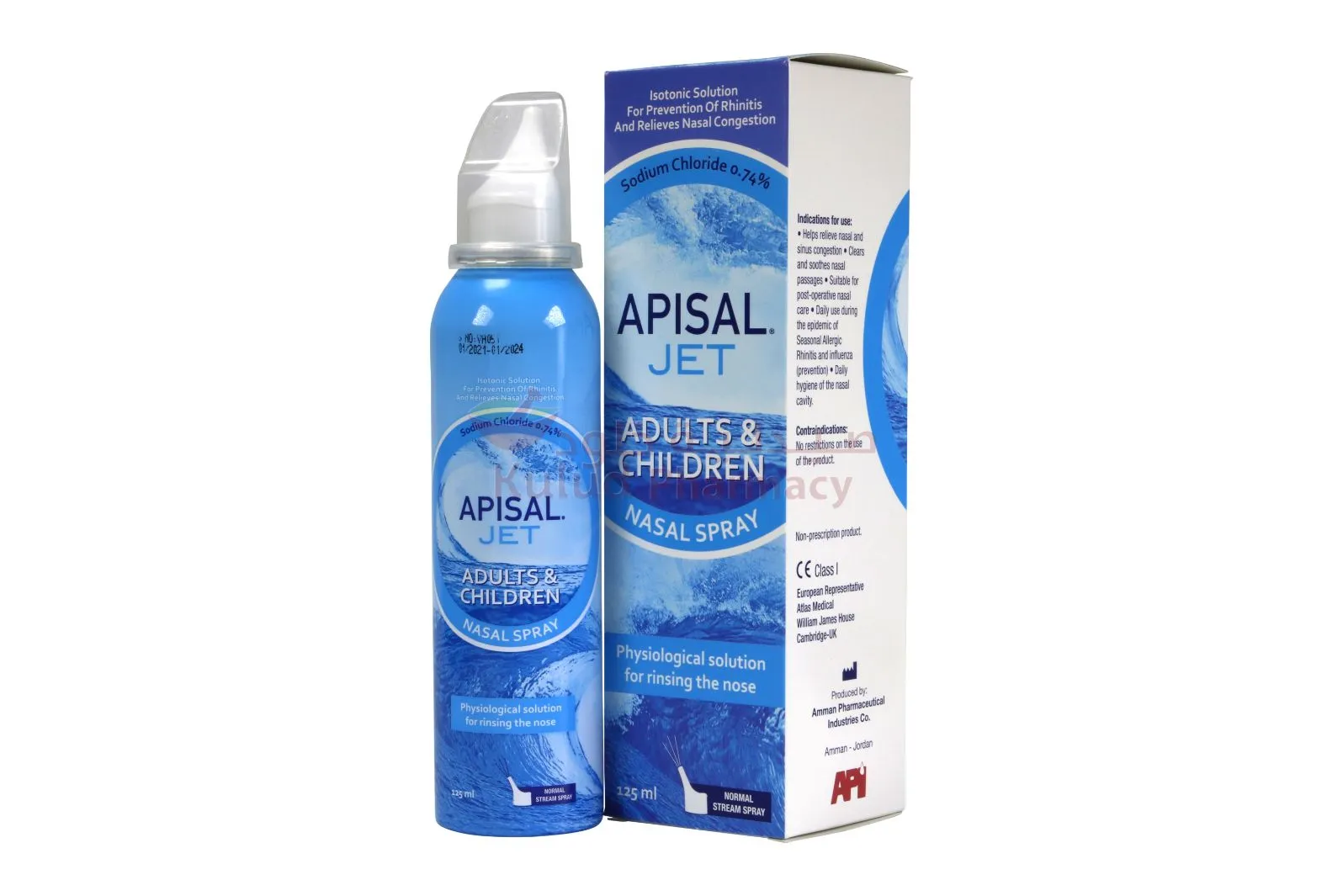 Apisal Jet Adult And Children Nasal Spray 125 ML