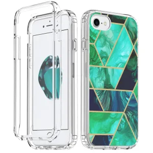 Apple iPhone 6S / 6 Case, Slim Full-Body Stylish Protective Case with Built-in Screen Protector for Apple iPhone 6S / 6 - Turquoise Marble