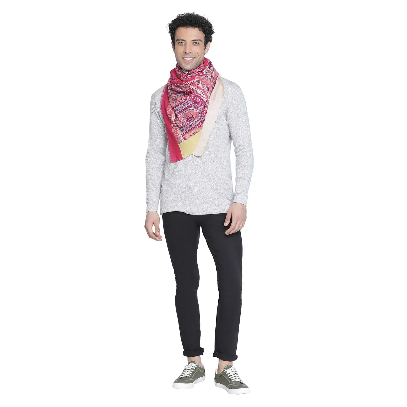 Araffa Wool Silk Muffler