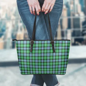 Arbuthnot Ancient Tartan Leather Tote Bag