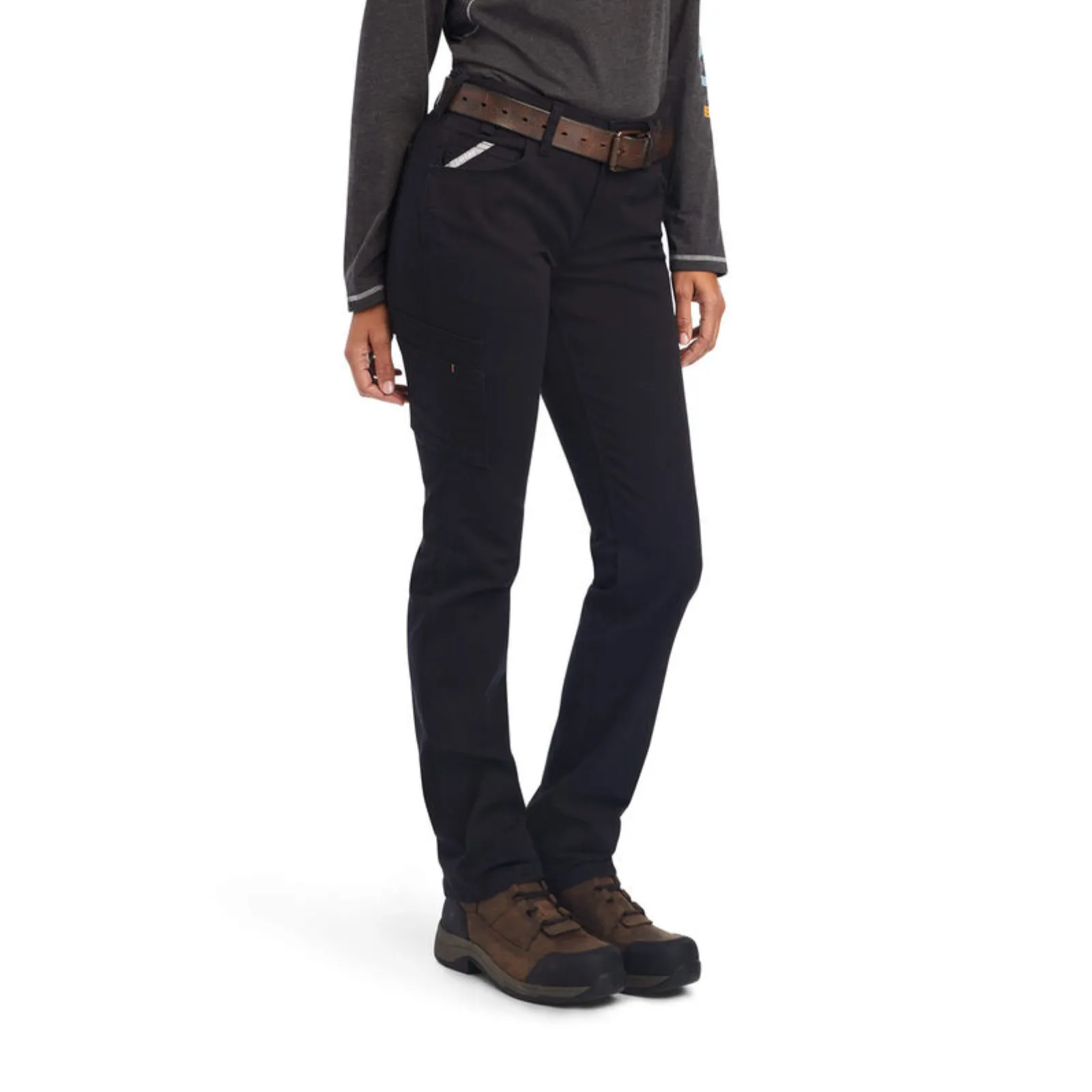 Ariat® Ladies Rebar DuraStretch™ Made Tough Black Work Pants 10041162