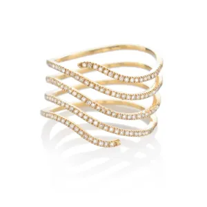 ARISE DIAMOND RING, GOLD