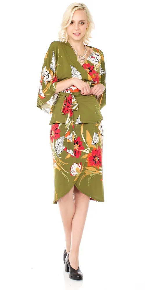 Armada Wrap Top, olive grove