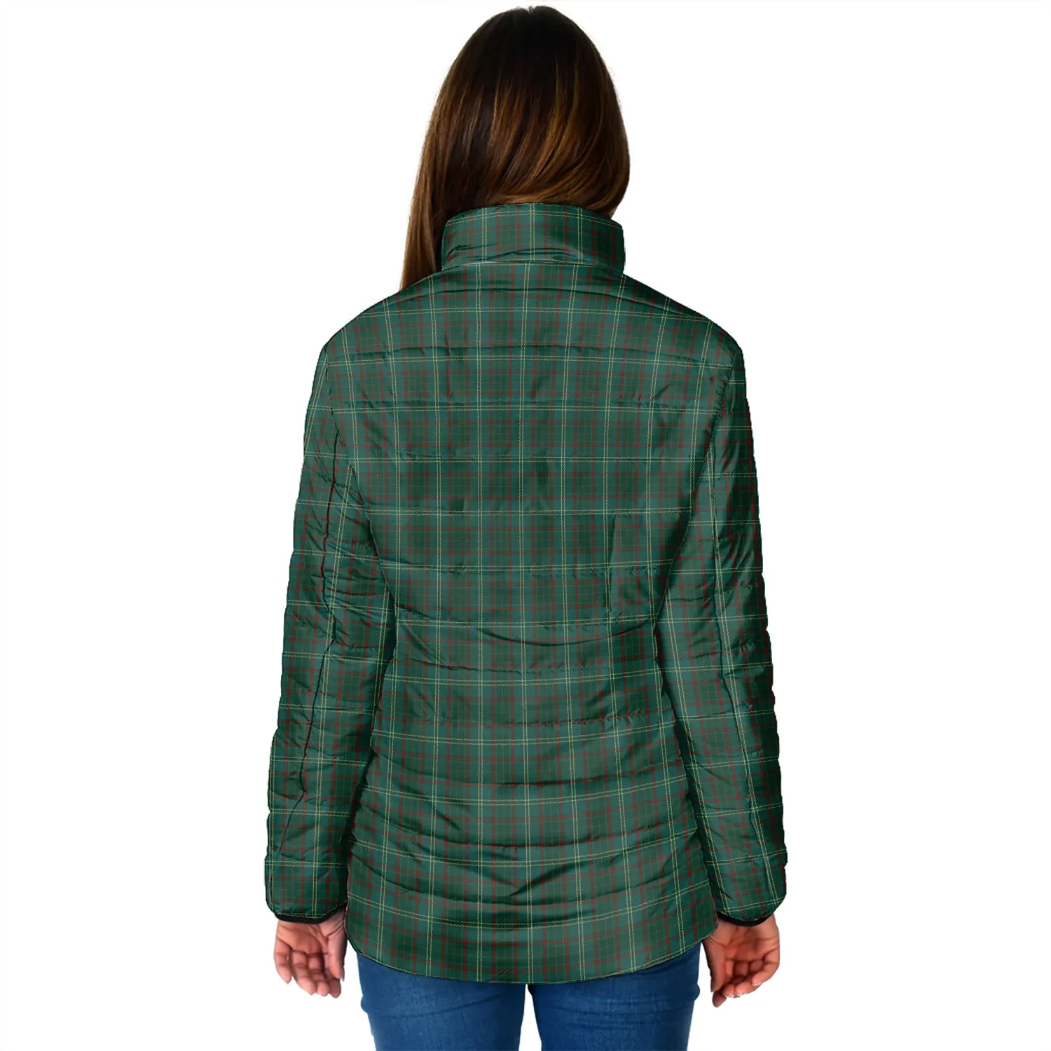 Armagh County Ireland Tartan Padded Jacket