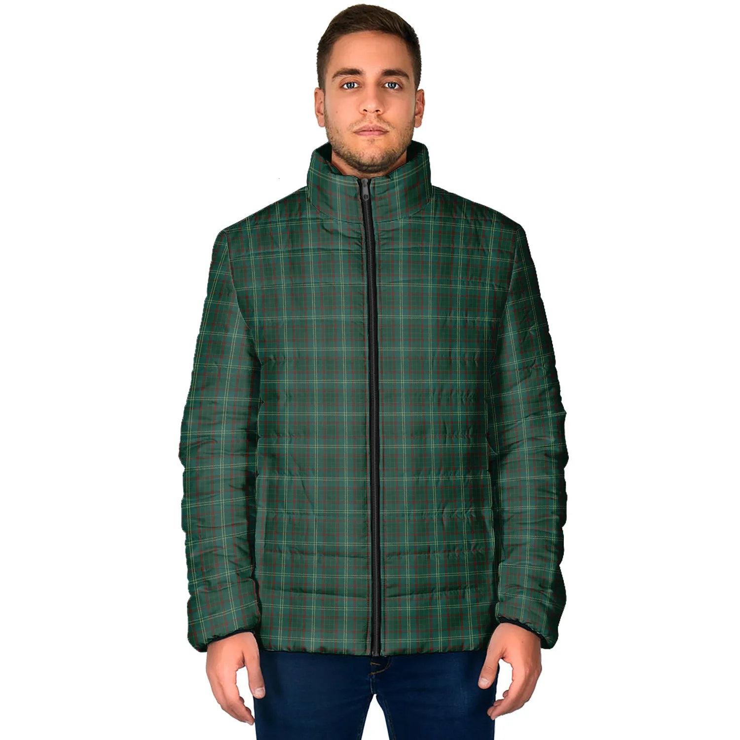 Armagh County Ireland Tartan Padded Jacket