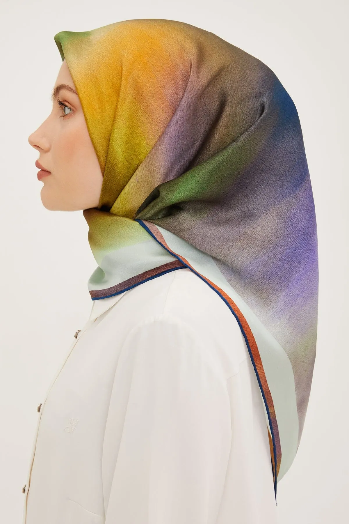 Armine Aurora Square Silk Scarf #35