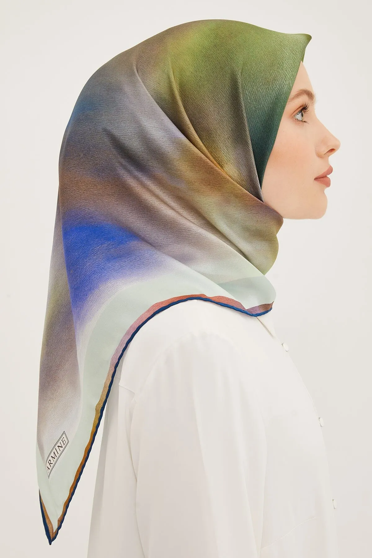 Armine Aurora Square Silk Scarf #35