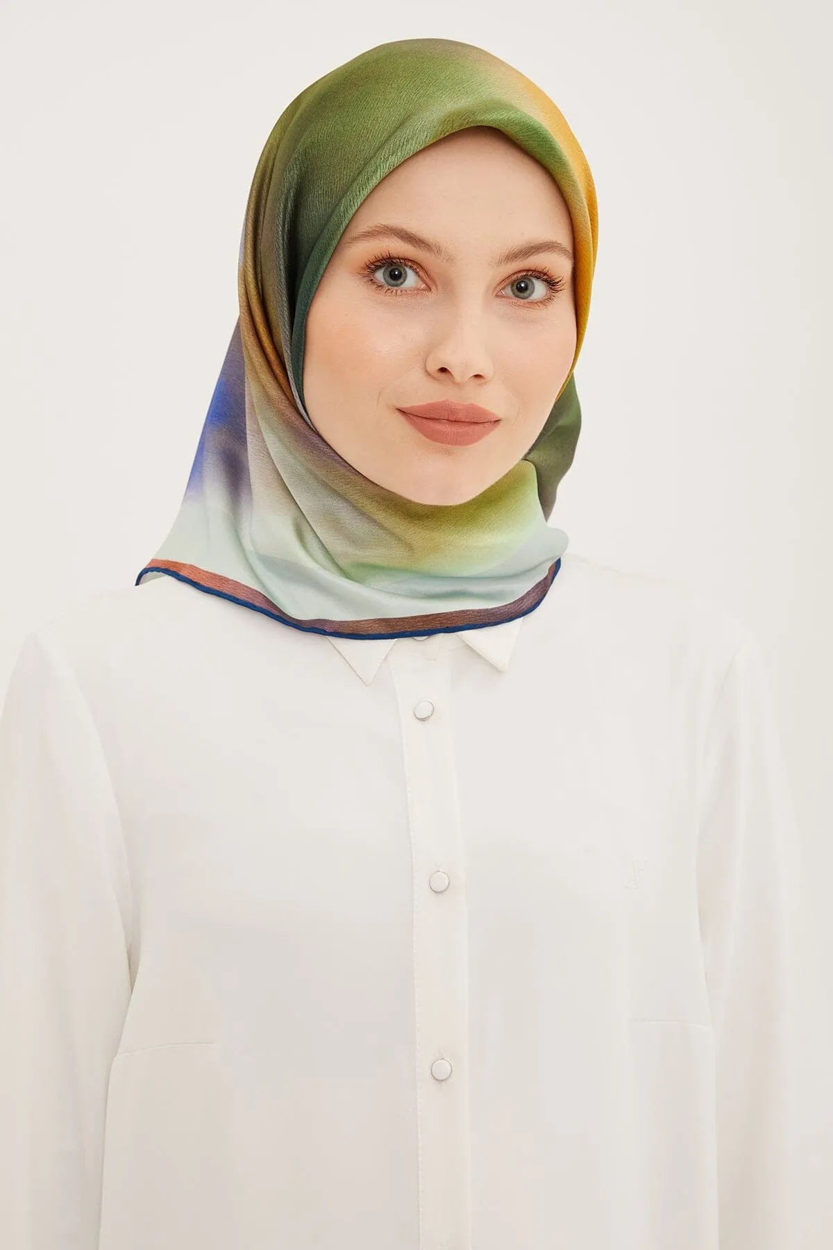 Armine Aurora Square Silk Scarf #35