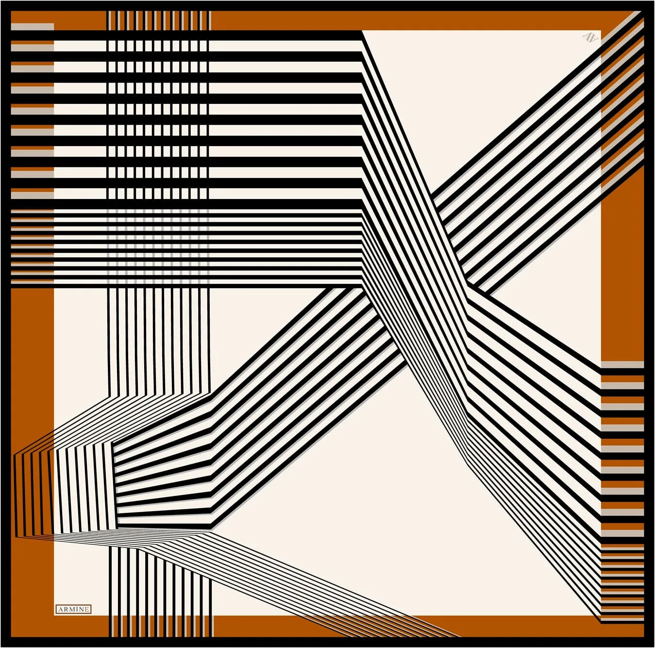 Armine Metro Square Silk Scarf #33