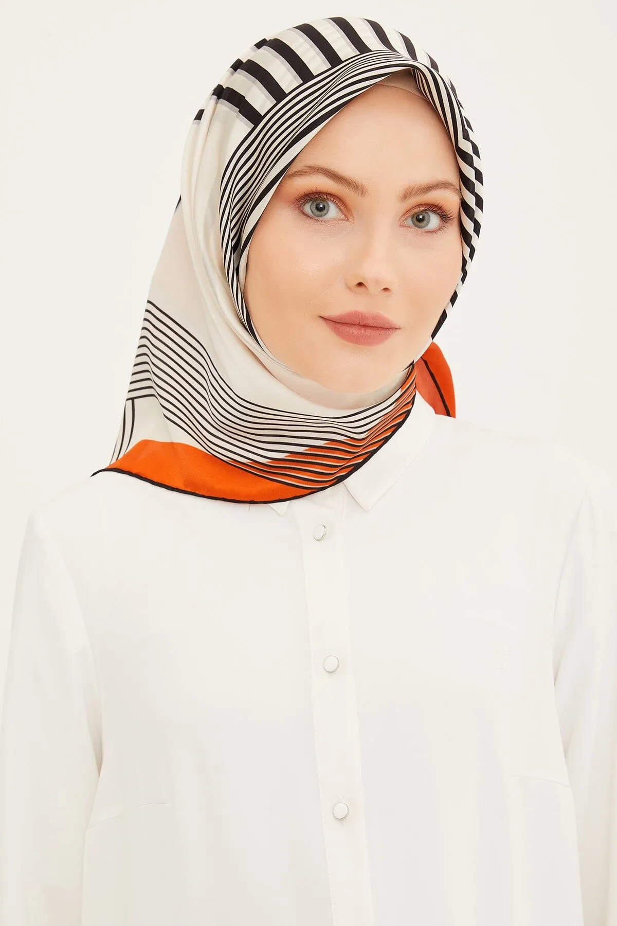 Armine Metro Square Silk Scarf #33