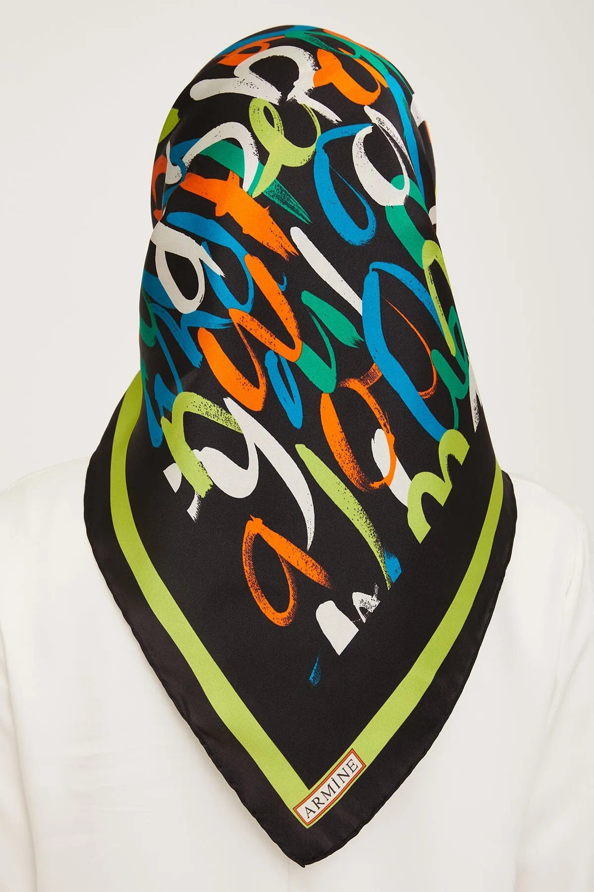 Armine Nudle Designer Silk Scarf #3