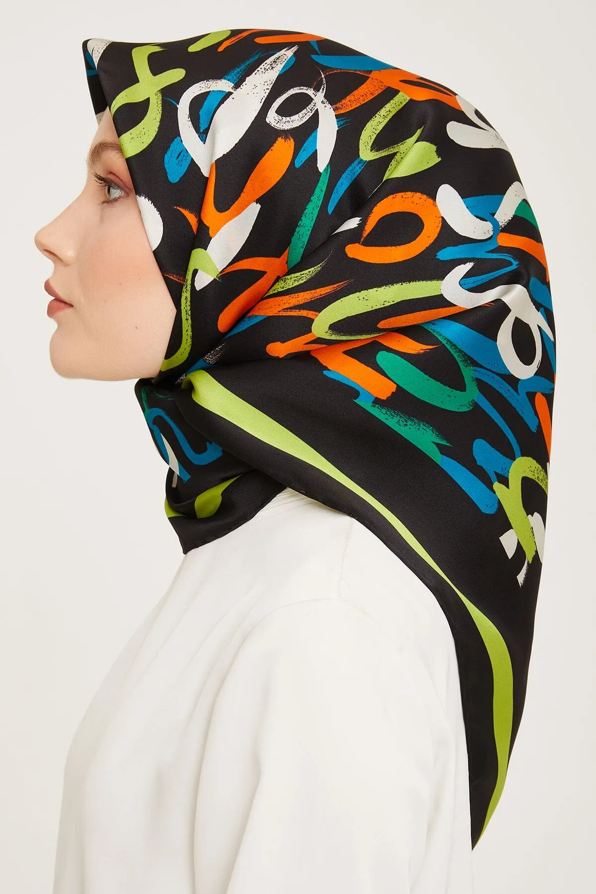 Armine Nudle Designer Silk Scarf #3