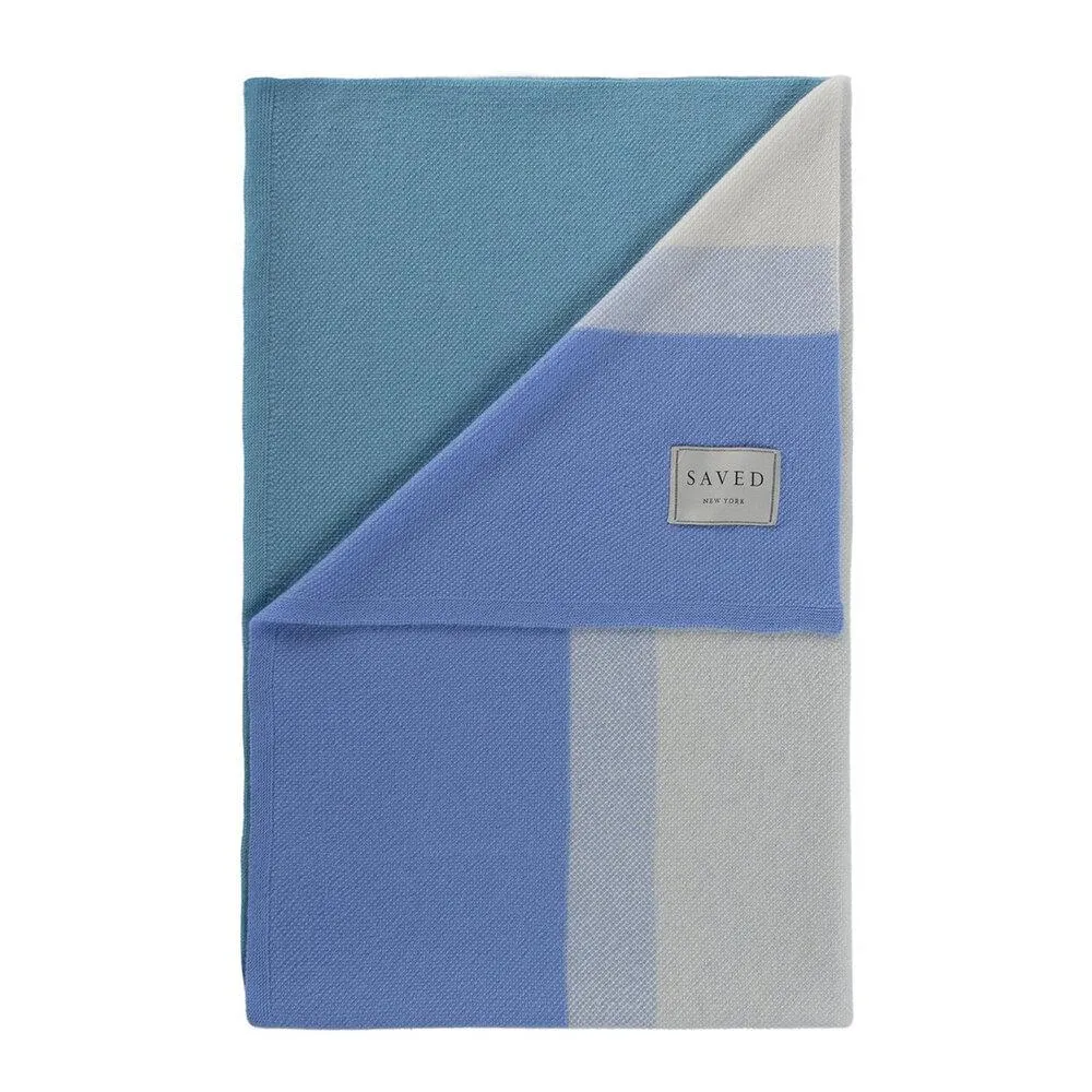 Array Sky Cashmere Blankets by Saved New York