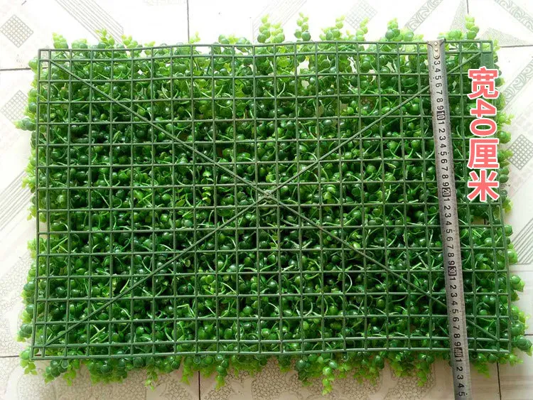 Artificial Plant Wall Lawn Plastic Fake Green Plant wall