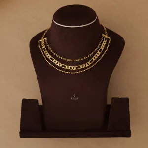 AS101141 - Gold Layered contemporary Necklace