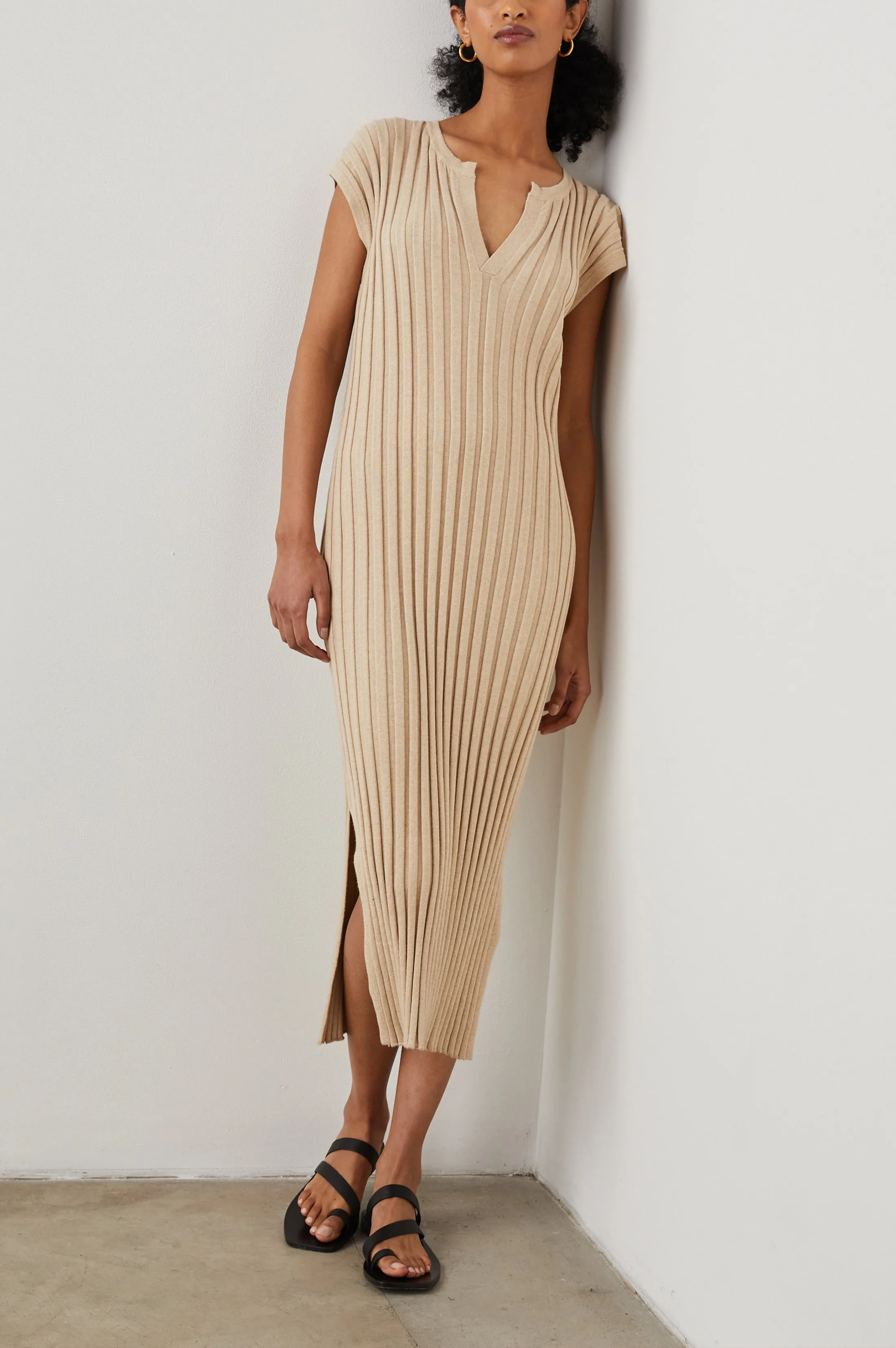 ASHLEY DRESS - FLAX