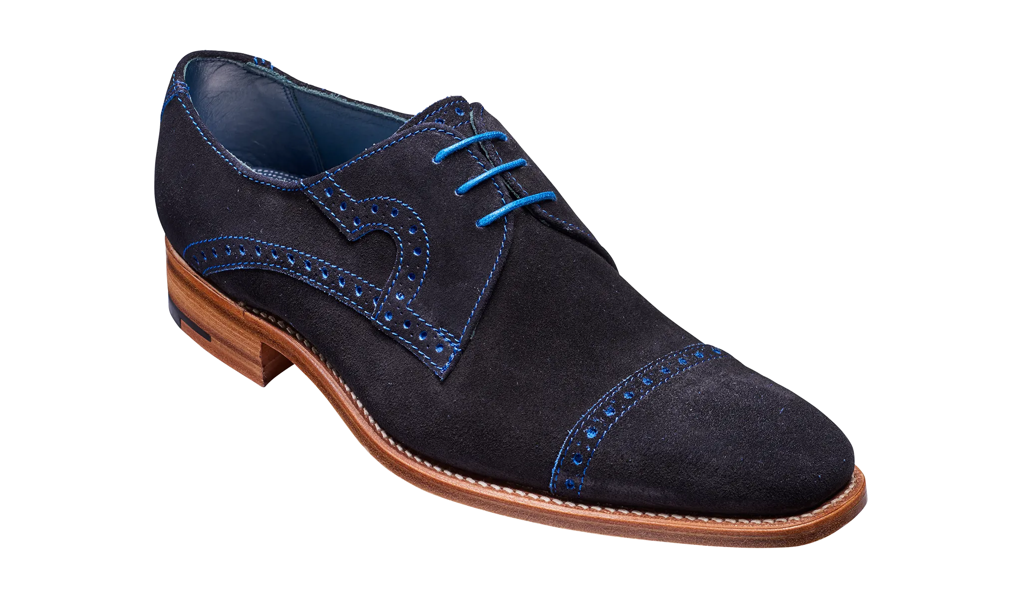 Ashton - Navy Cut Through Suede