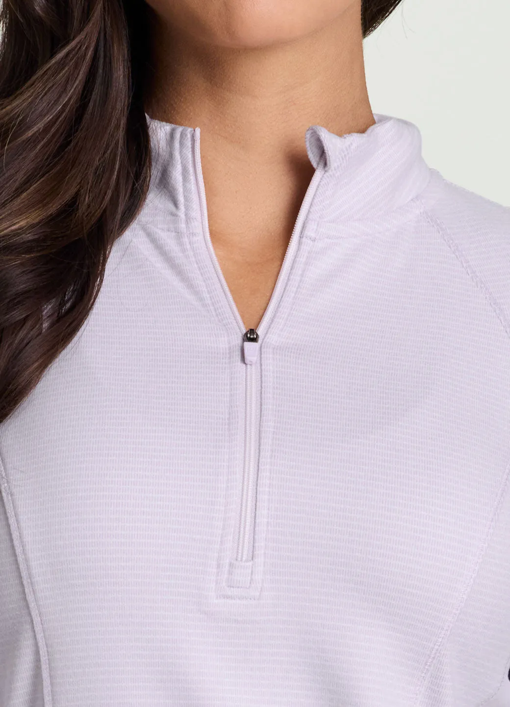 Aspen 1/4 Zip Long Sleeve Top