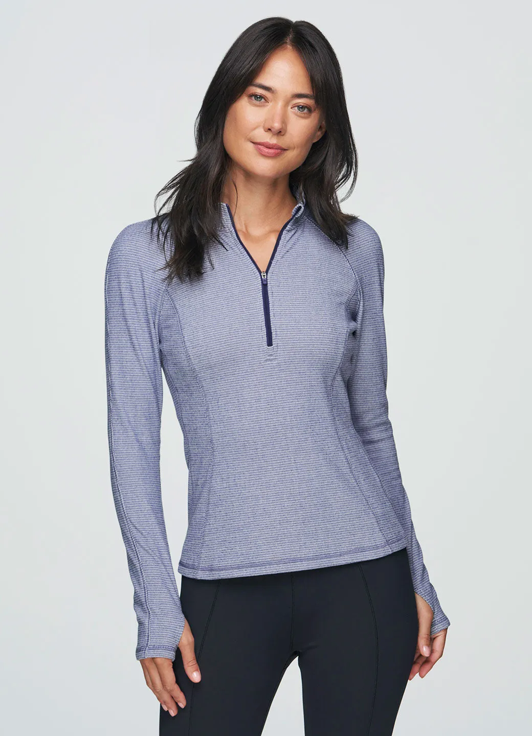 Aspen 1/4 Zip Long Sleeve Top