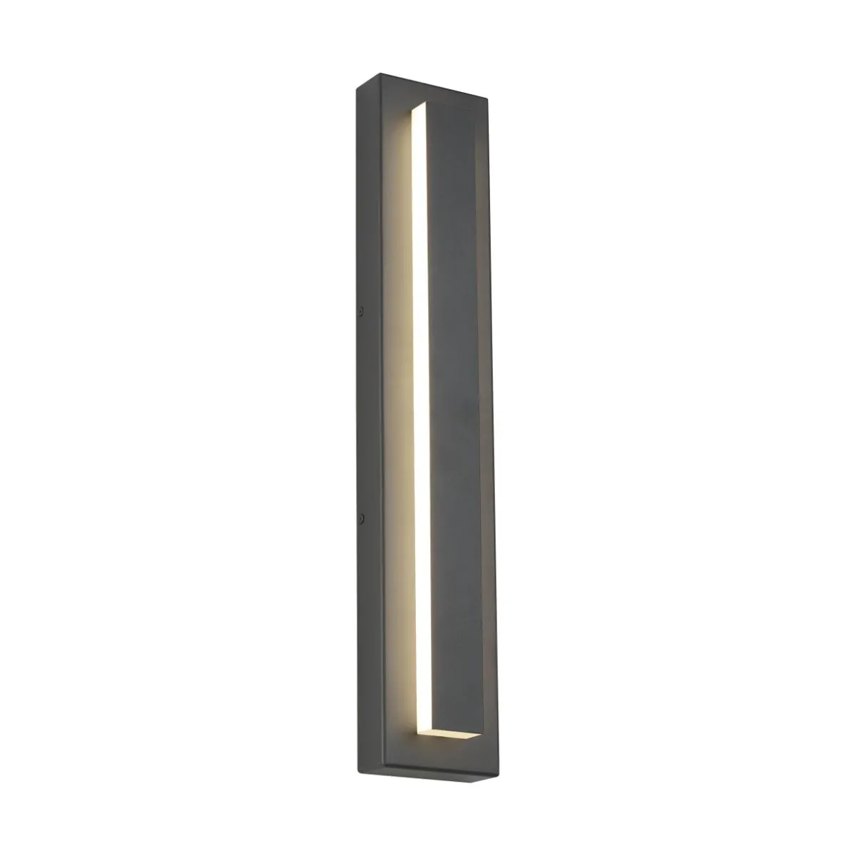 Aspen 26 In. LED Oudoor Wall Sconce 1060 Lm 3000K in line fuse Surge Protection Gray Finish