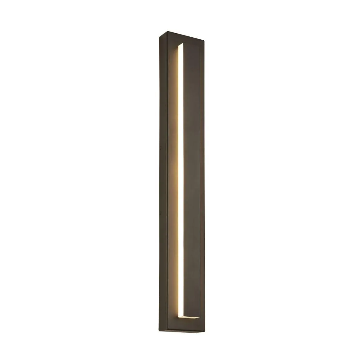 Aspen 36 In. LED Oudoor Wall Sconce 1508 Lm 2700K in line fuse Surge Protection Bronze Finish