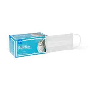 ASTM Level 1 Procedure Face Mask with Ear Loops, White (box of 50)
