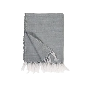 Athena Throw in Shore Blue