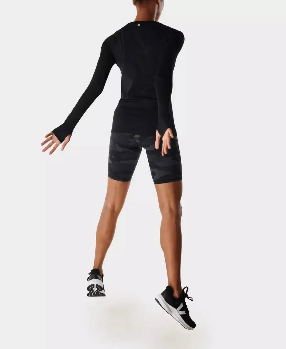 Athlete Seamless Workout Long Sb6547 Black