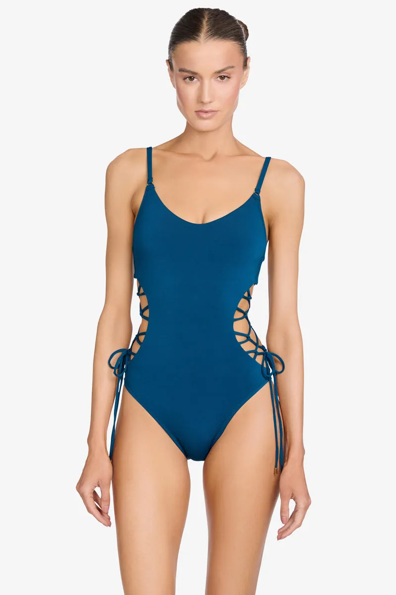 AUBREY LACE UP ONE PIECE