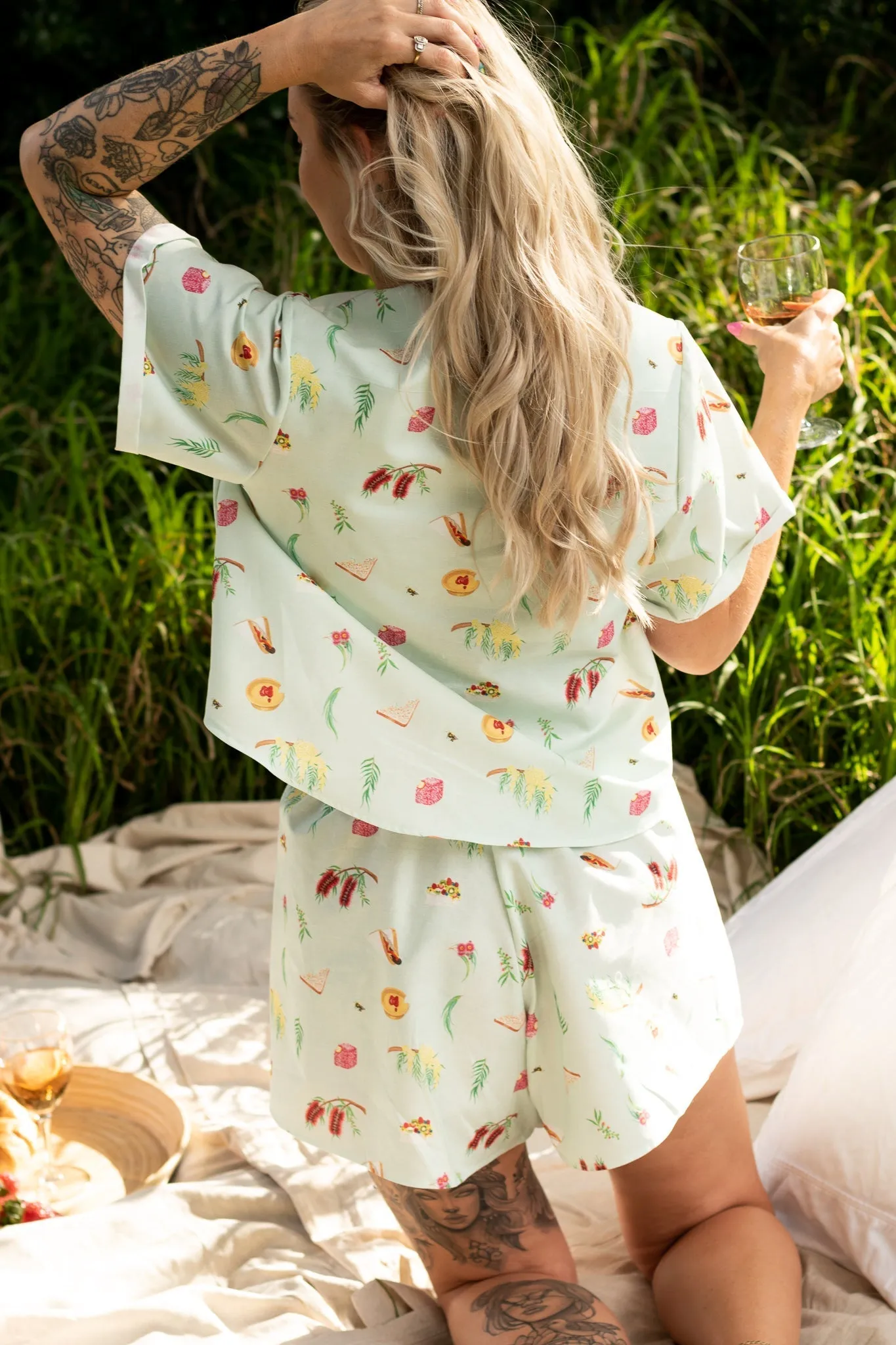Aussie Snacks PJ Shorts