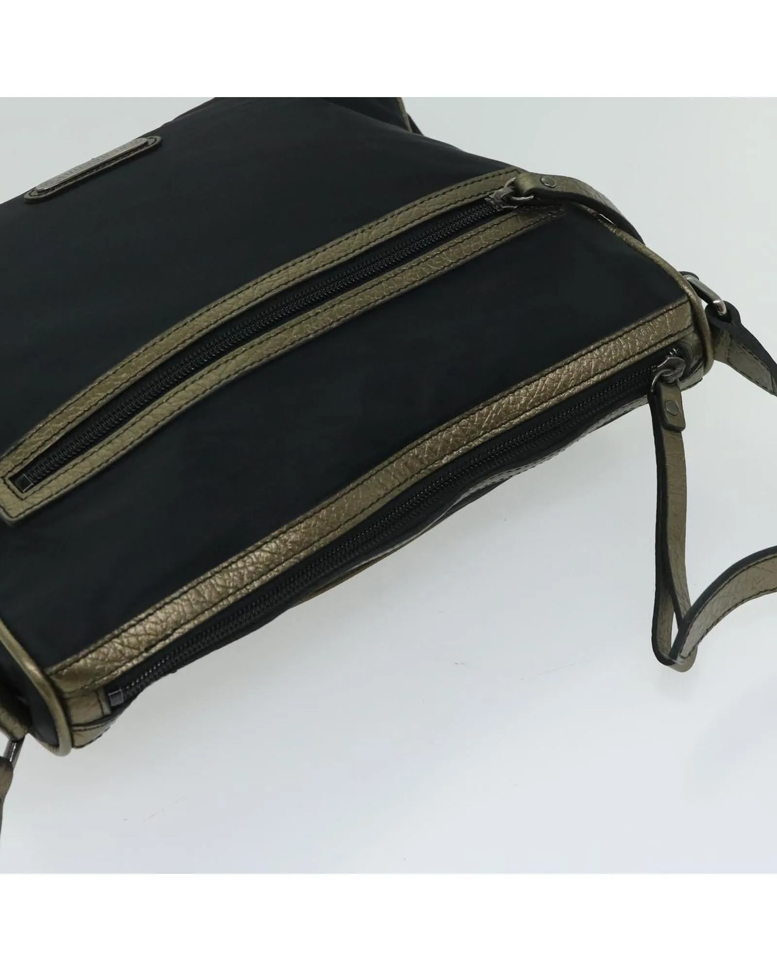 Authentic Black Nylon Shoulder Bag