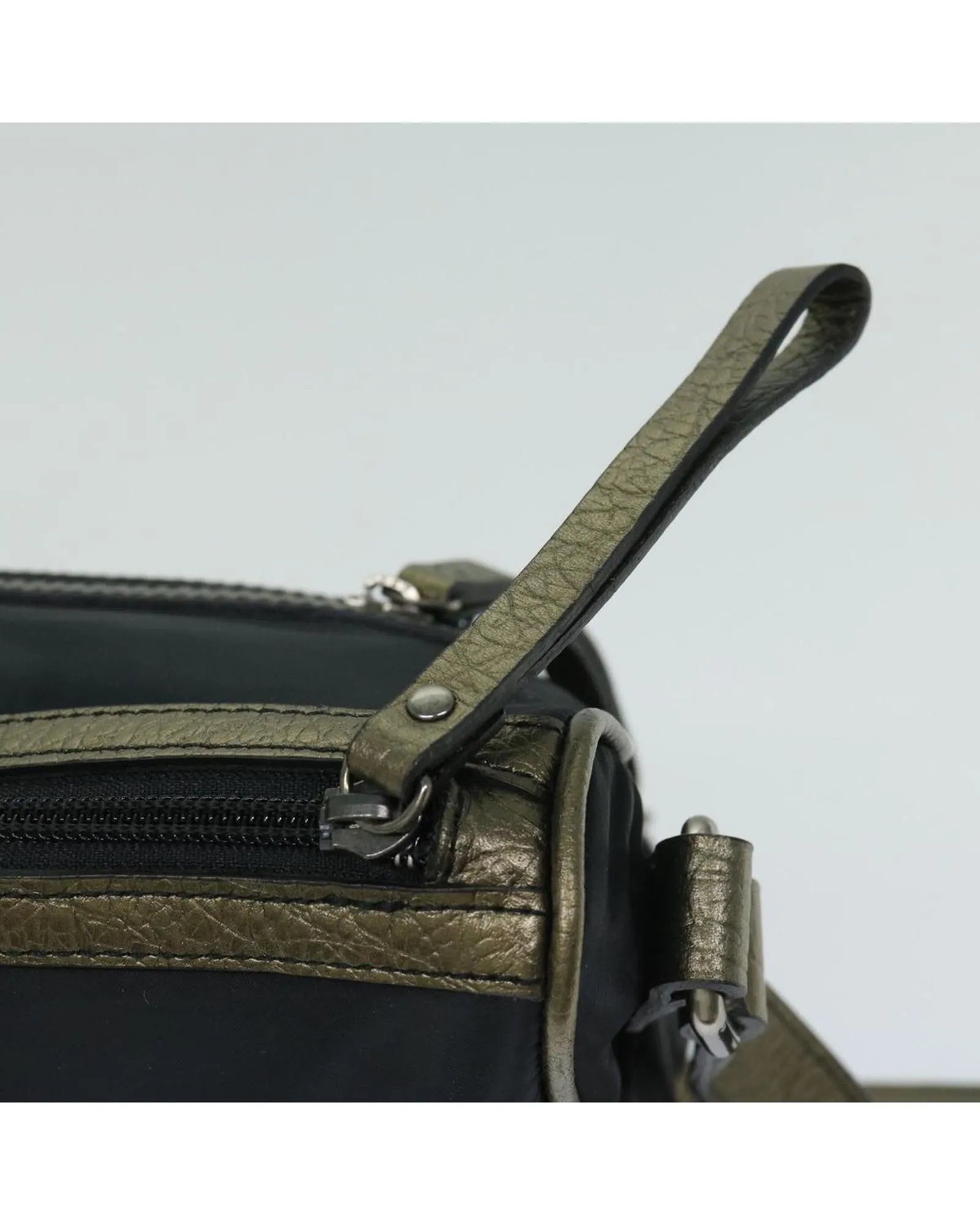 Authentic Black Nylon Shoulder Bag