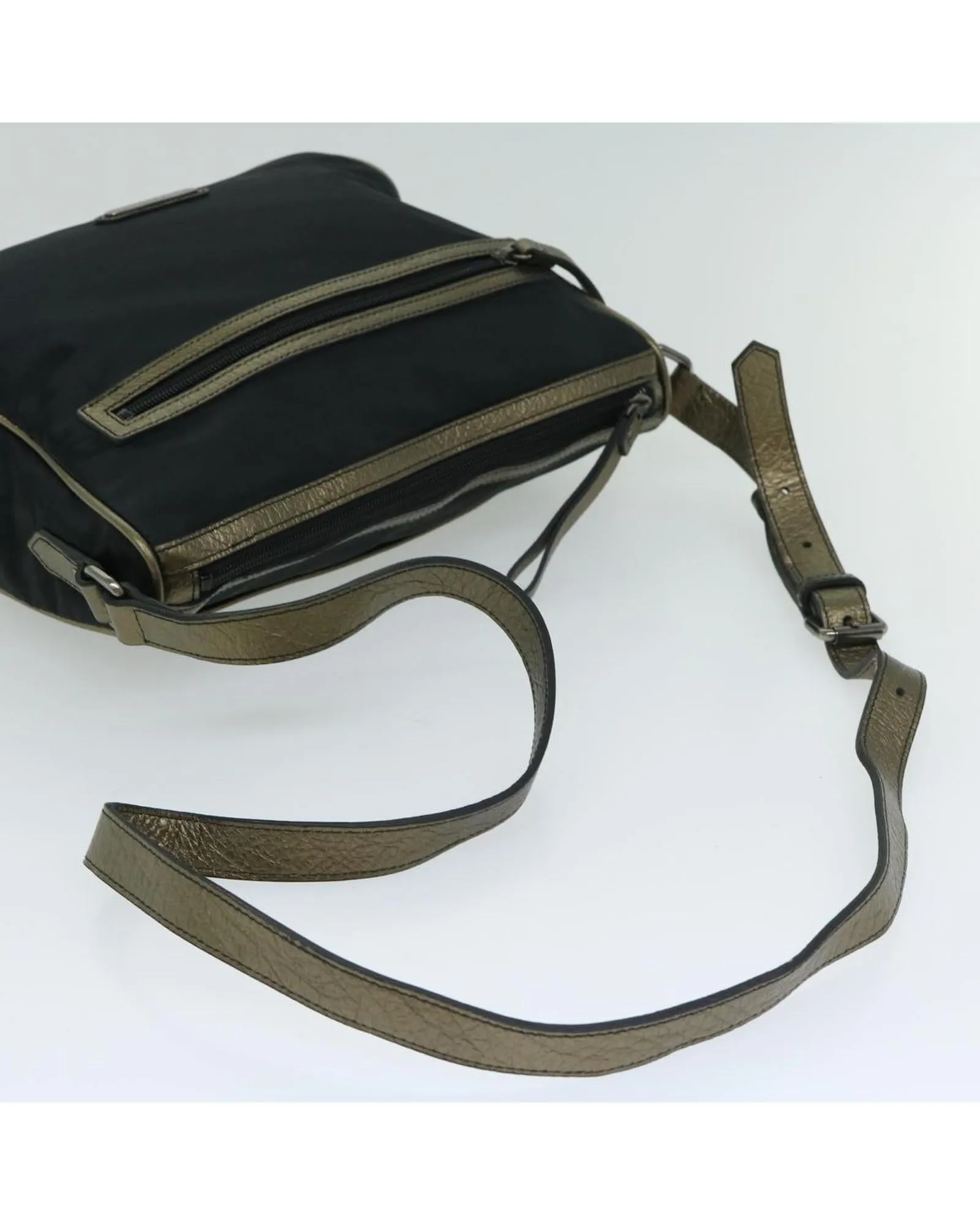 Authentic Black Nylon Shoulder Bag