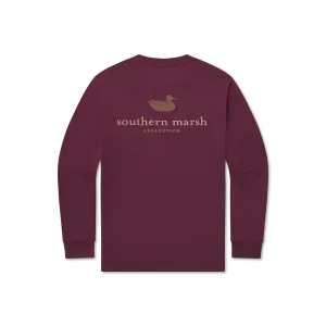 Authentic Heathered Tee - Long Sleeve