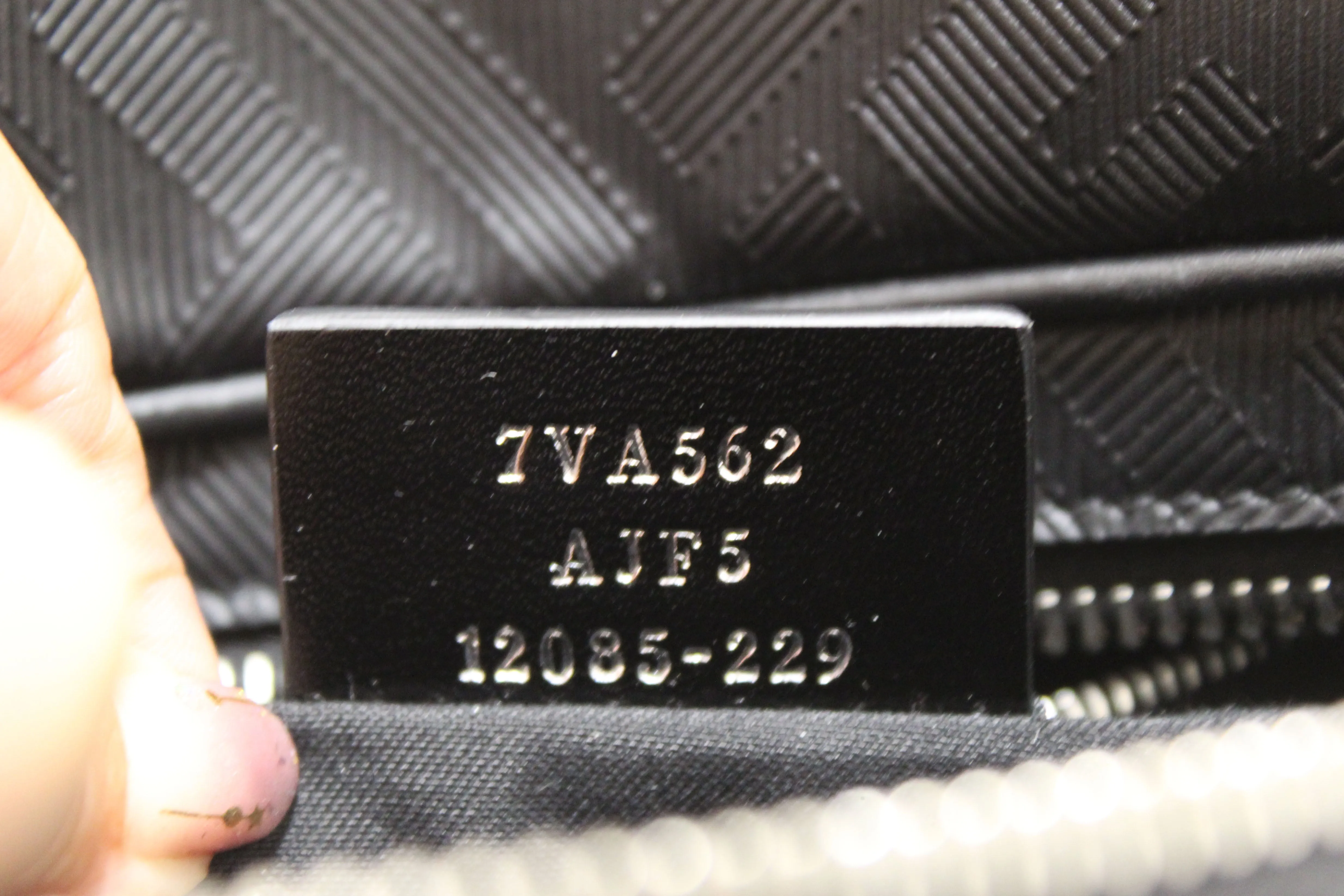 Authentic NEW Fendi Black Leather Shadow Diagonal Belt Bag