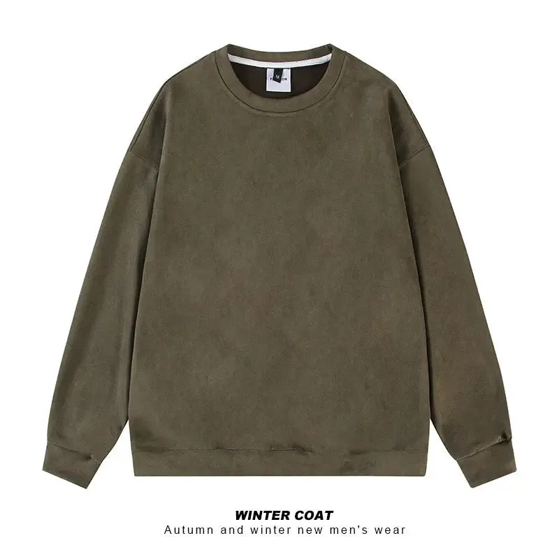 Autumn And Winter Stiff Oversize American Retro Sweatshirt