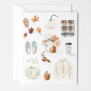 autumn notecards